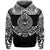 Custom Marquesas Islands Hoodie Marquesan Tattoo Simplified Version Black LT8 - Wonder Print Shop