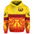 Custom Marquesas Islands Hoodie Marquesan Tattoo Special Style Gradient Yellow LT8 - Wonder Print Shop