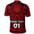 Custom Marquesas Islands Polo Shirt Marquesan Tattoo Unique Style Red LT8 - Wonder Print Shop