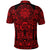 Marquesas Islands Polo Shirt Marquesan Tattoo Unique Style Red LT8 - Wonder Print Shop