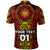 Custom Marquesas Islands Polo Shirt Marquesan Tattoo Unique Style Gradient Red LT8 - Wonder Print Shop