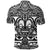 Marquesas Islands Polo Shirt Marquesan Tattoo Simple Style Black LT8 - Wonder Print Shop