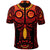 Marquesas Islands Polo Shirt Marquesan Tattoo Original Style Red LT8 - Wonder Print Shop