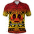 Marquesas Islands Polo Shirt Marquesan Tattoo Simple Style Gradient Red LT8 - Wonder Print Shop