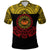 Custom Marquesas Islands Polo Shirt Marquesan Tattoo Simplified Version Yellow LT8 - Wonder Print Shop