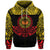 Custom Marquesas Islands Zip Hoodie Marquesan Tattoo Simplified Version Yellow LT8 - Wonder Print Shop