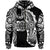 Custom Marquesas Islands Zip Hoodie Marquesan Tattoo Original Style Black LT8 - Wonder Print Shop