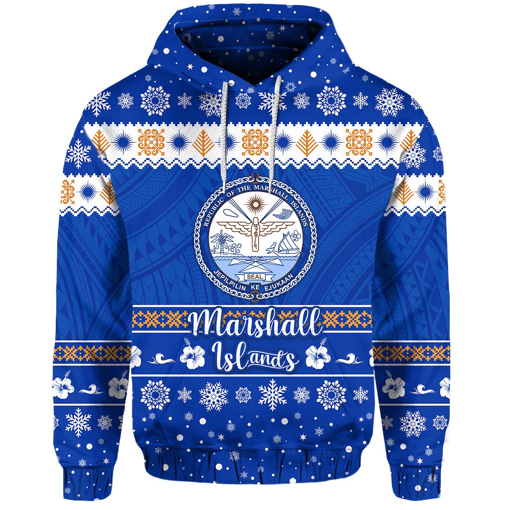 custom-personalised-marshall-islands-christmas-hoodie-simple-style