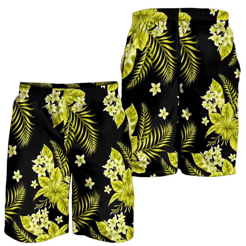 hawaii-summer-colorful-men-shorts-yellow