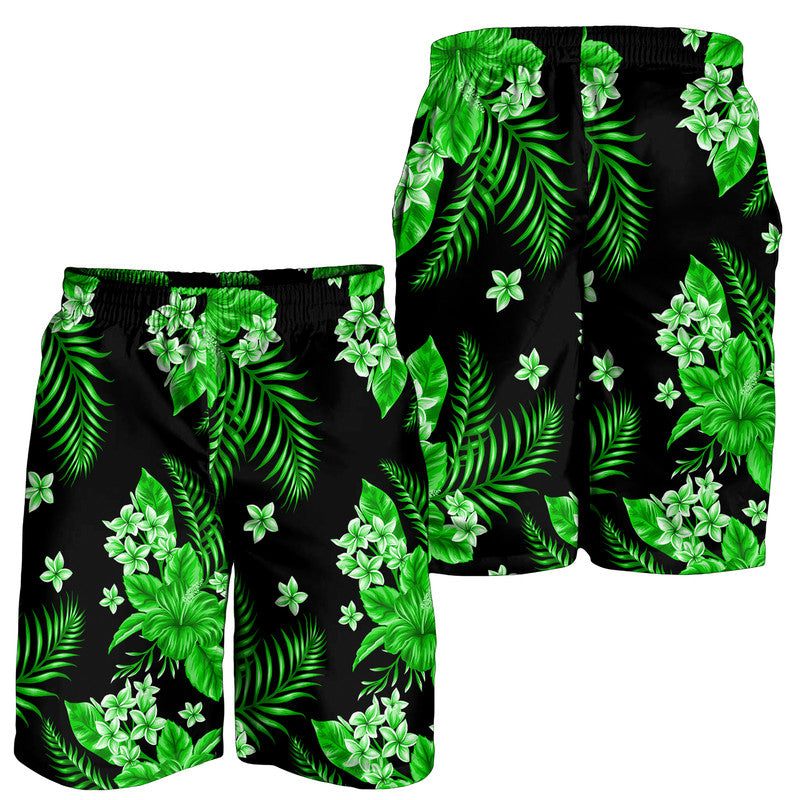 hawaii-summer-colorful-men-shorts-green