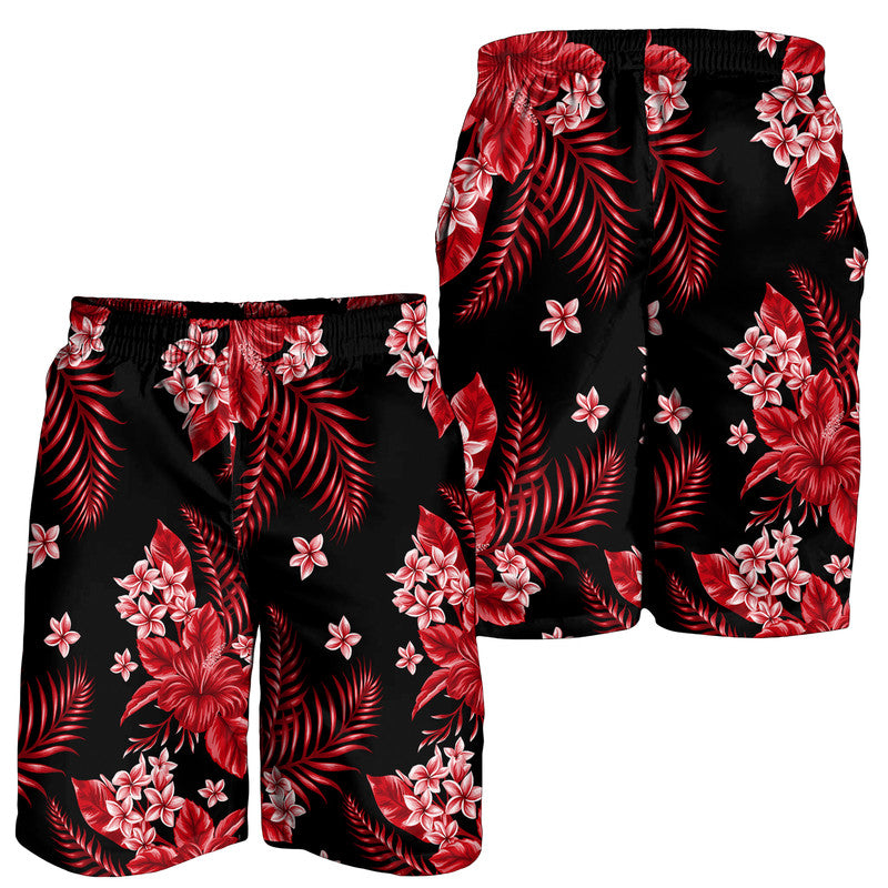 hawaii-summer-colorful-men-shorts-red