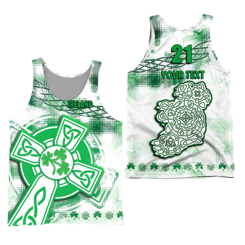 custom-personalised-and-number-ireland-cross-cricket-team-men-tank-top-celtic-irish-green-pattern-unique