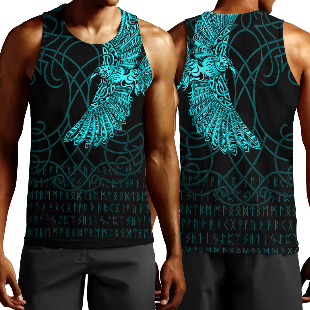 viking-clothing-viking-odins-celtic-ravens-cyan-version-men-tank-top