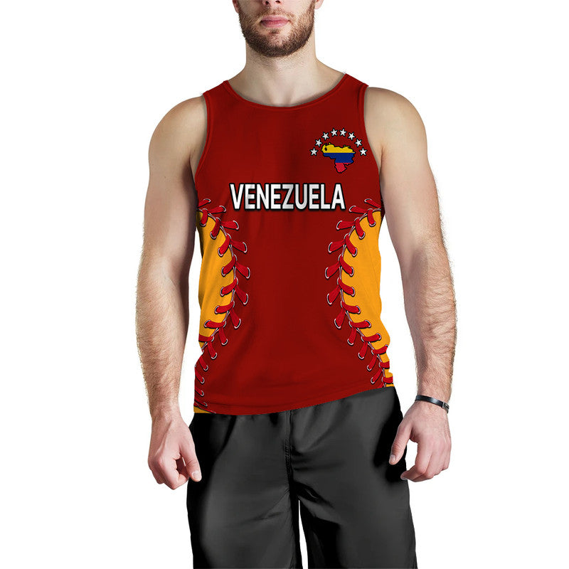 venezuela-baseball-flag-map-men-tank-top