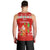 hawaii-christmas-men-tank-top-santa-claus-surfing-simple-style-red