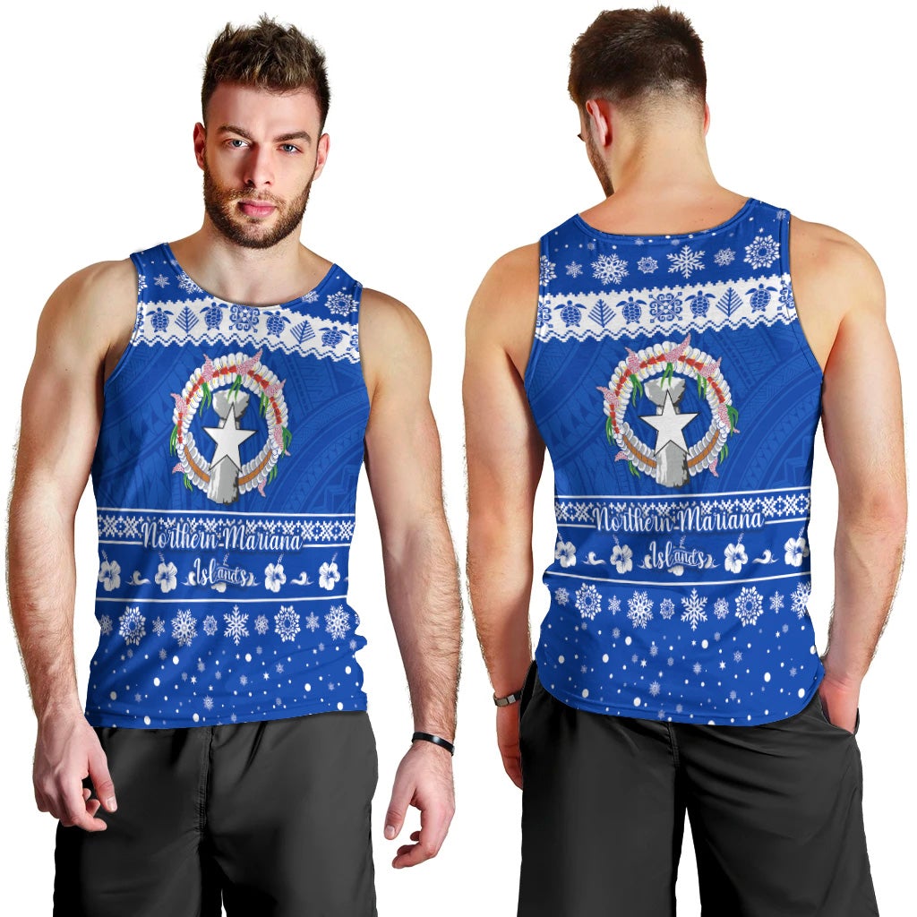 northern-mariana-islands-christmas-men-tank-top-simple-style