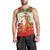 hawaii-christmas-men-tank-top-santa-claus-surfing-simple-style-beige-red