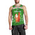 hawaii-christmas-men-tank-top-santa-claus-surfing-simple-style-green