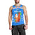 hawaii-christmas-men-tank-top-santa-claus-surfing-simple-style-blue