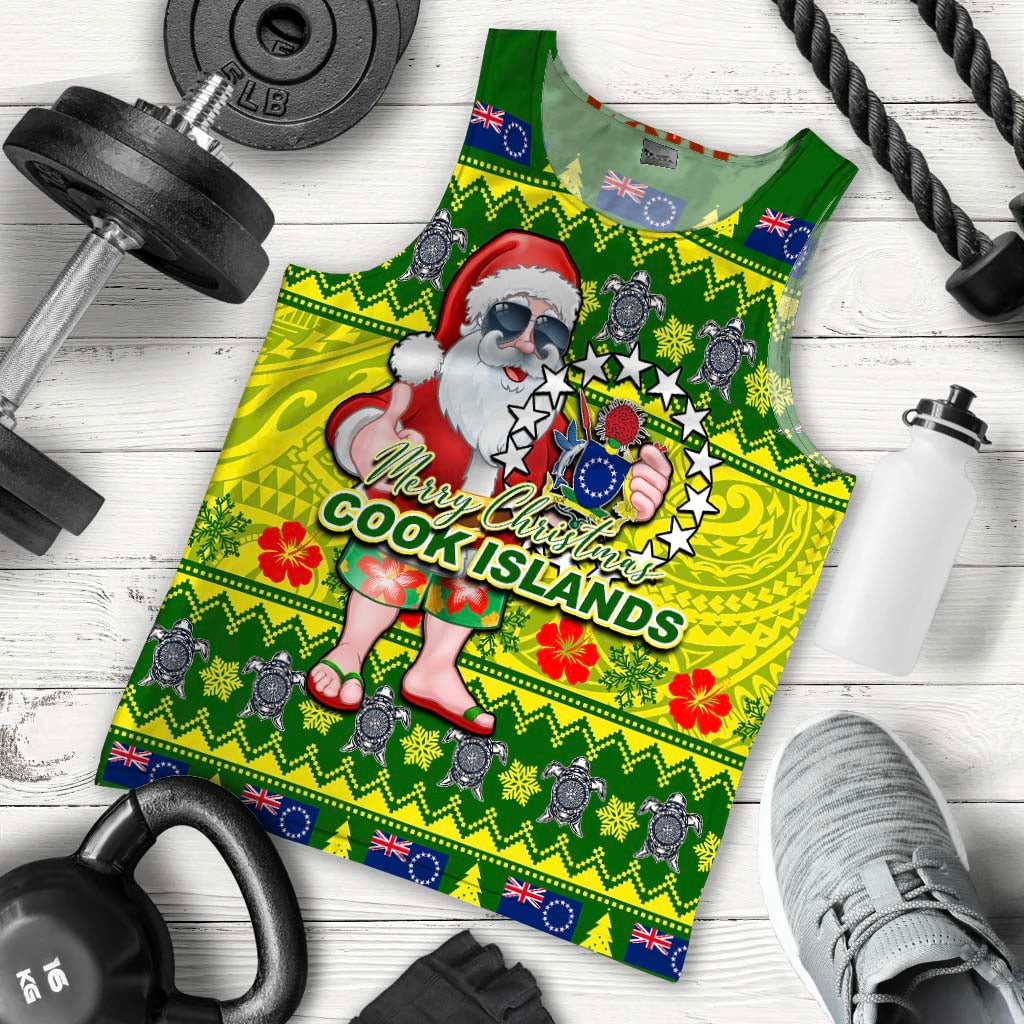 cook-islands-christmas-mens-tank-top-cool-santa-claus