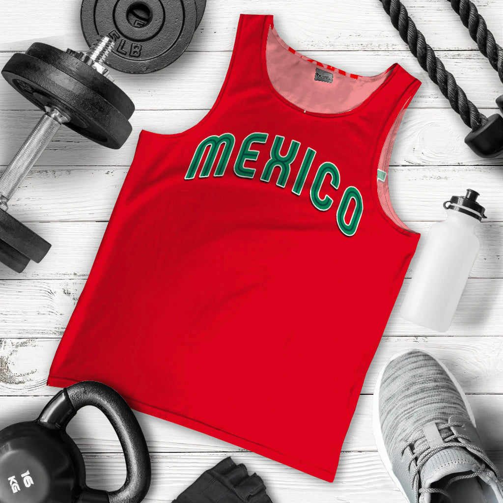 (Custom Personalised And Number) World Baseball Classic 2023-Mexico Men Tank Top Red Style 