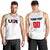 (Custom Personalised And Number) Baseball 2023 USA Men Tank Top White Style LT6