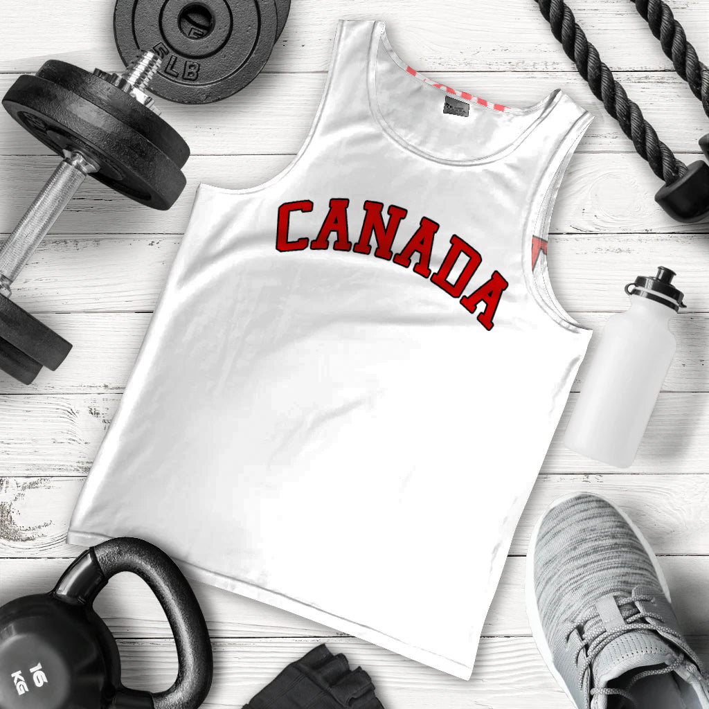 (Custom Personalised And Number) World Baseball Classic 2023-Canada Men Tank Top White Style