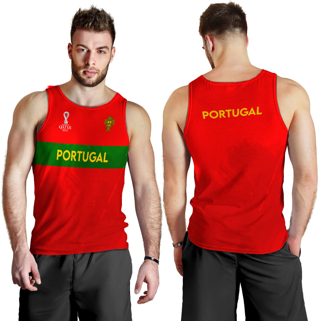 Portugal Football World Cup 2022 Men's Tank Top - LT2