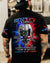 Respect Is Earned Metal Skull Men's Patriotic T Shirt - Wonder Print Shop