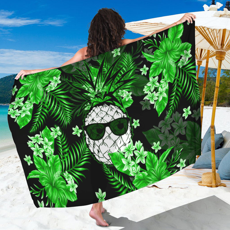 hawaii-summer-colorful-pineapple-sarong-reggage