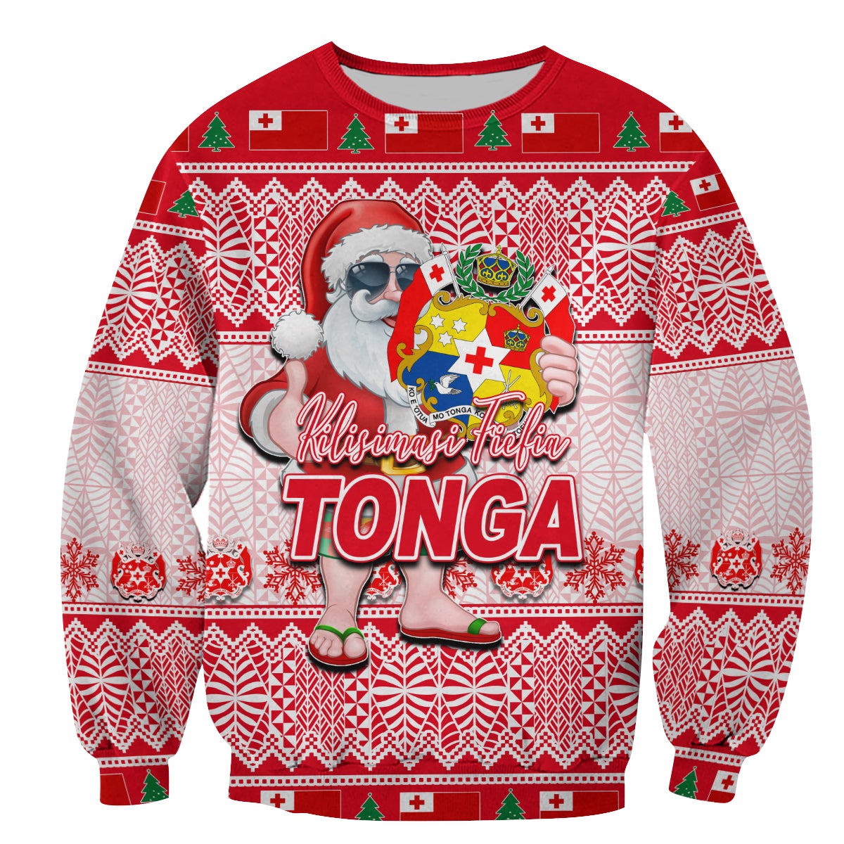 tonga-christmas-sweatshirt-cool-santa-claus