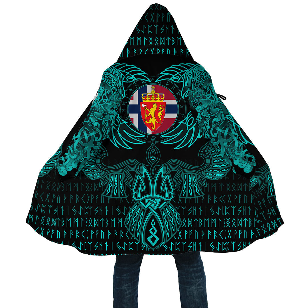 viking-norway-cloak-valknut-of-odin-cyan