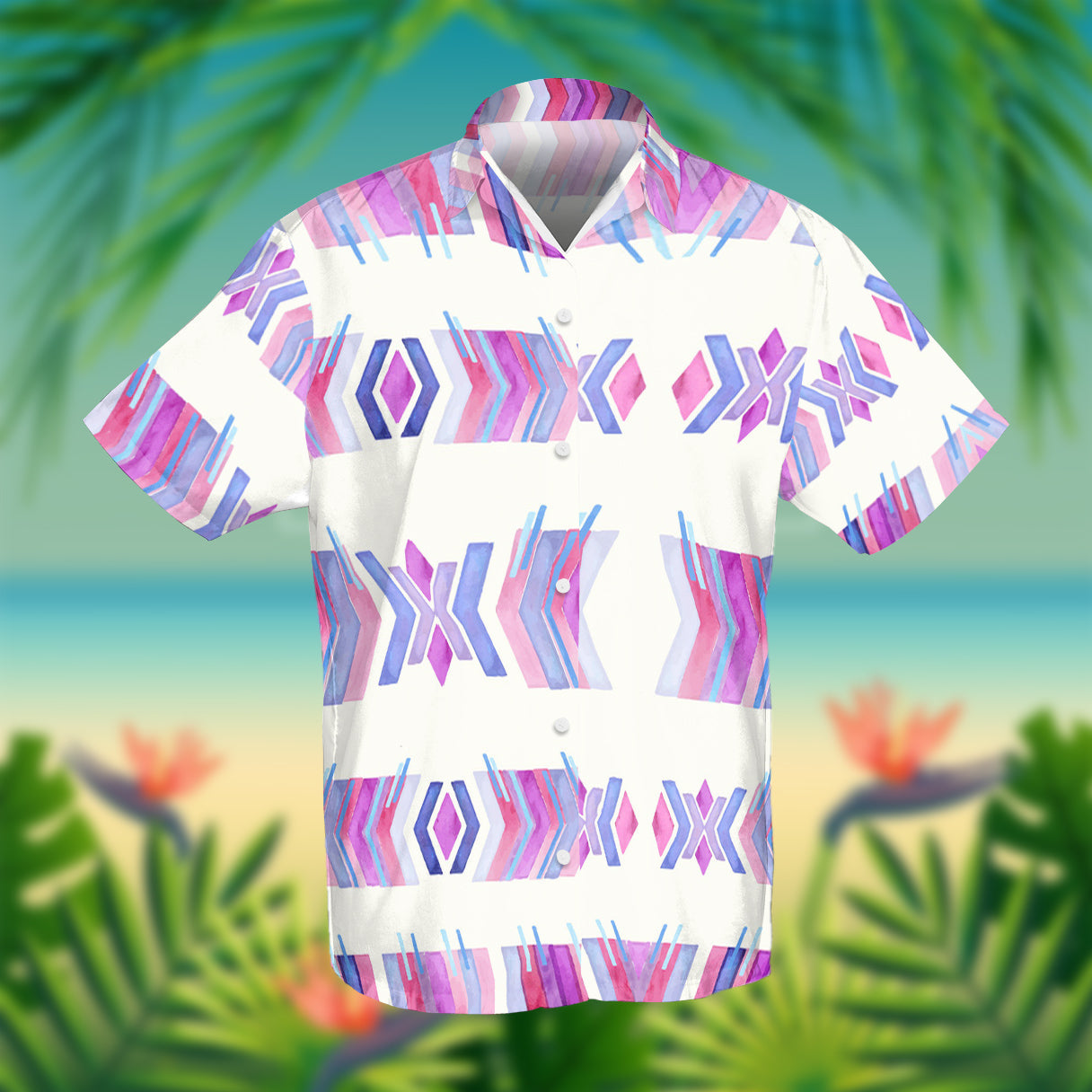 Purple Guys Native American Hawaiian Shirt 3D LT10 - Wonder Print Shop