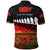 New Zealand Maori ANZAC Polo Shirt Poppy Vibes Black LT8 - Wonder Print Shop