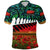 Custom New Zealand Maori ANZAC Polo Shirt Poppy Vibes Turquoise LT8 - Wonder Print Shop