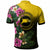 Custom Hawaii Polo Shirt Nanakuli High and intermediate School Hawaiian Tropical Flowers LT10 - Wonder Print Shop