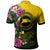 Custom Hawaii Polo Shirt Nanakuli High and intermediate School Hawaiian Tropical Flowers LT10 - Wonder Print Shop