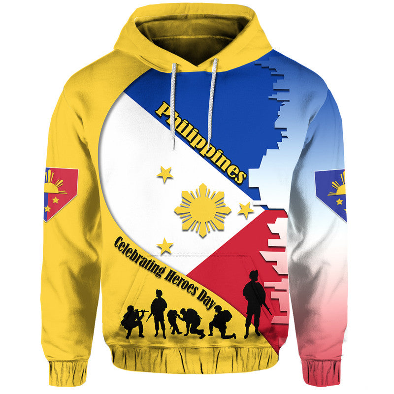 Philippines Hoodie Celebrating Heroes Day - Wonder Print Shop