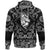 Viking Hoodie Nordic God and His Hammer with Bandana Paisley Style RLT12 - Wonder Print Shop