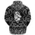 Viking Hoodie Nordic God and His Hammer with Bandana Paisley Style RLT12 - Wonder Print Shop