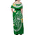 cook-islands-tatau-off-shoulder-long-dress-symbolize-passion-stars-polynesian-turtle-green