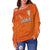 Netherlands Football Off Shoulder Sweater 2022 Soccer World Cup Oranje Champions LT13 - Wonder Print Shop