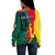 Cameroon Off Shoulder Sweater Map Cameroun Style Flag LT13 - Wonder Print Shop