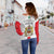 Morocco Football Off Shoulder Sweater World Cup 2022 Soccer Lions de l'Atlas Champions LT13 - Wonder Print Shop