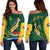 (Custom Personalised) South Africa Rugby Off Shoulder Sweater Springboks Champion Bokke African Pattern Go Bokke LT13 - Wonder Print Shop