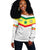 (Custom Personalised) Senegal Football 2022 Off Shoulder Sweater Champion Teranga Lions Mix African Pattern LT13 - Wonder Print Shop