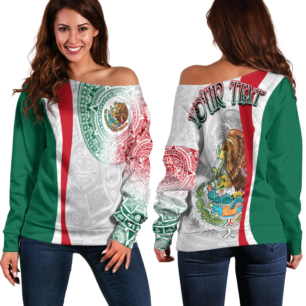 custom-personalised-mexico-off-shoulder-sweater-mexican-eagles-aztec-pattern-lt13