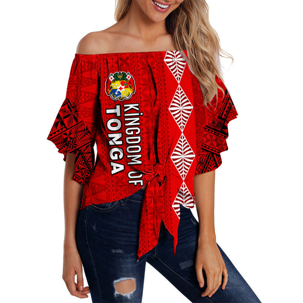 custom-personalised-kingdom-of-tonga-off-shoulder-waist-wrap-top