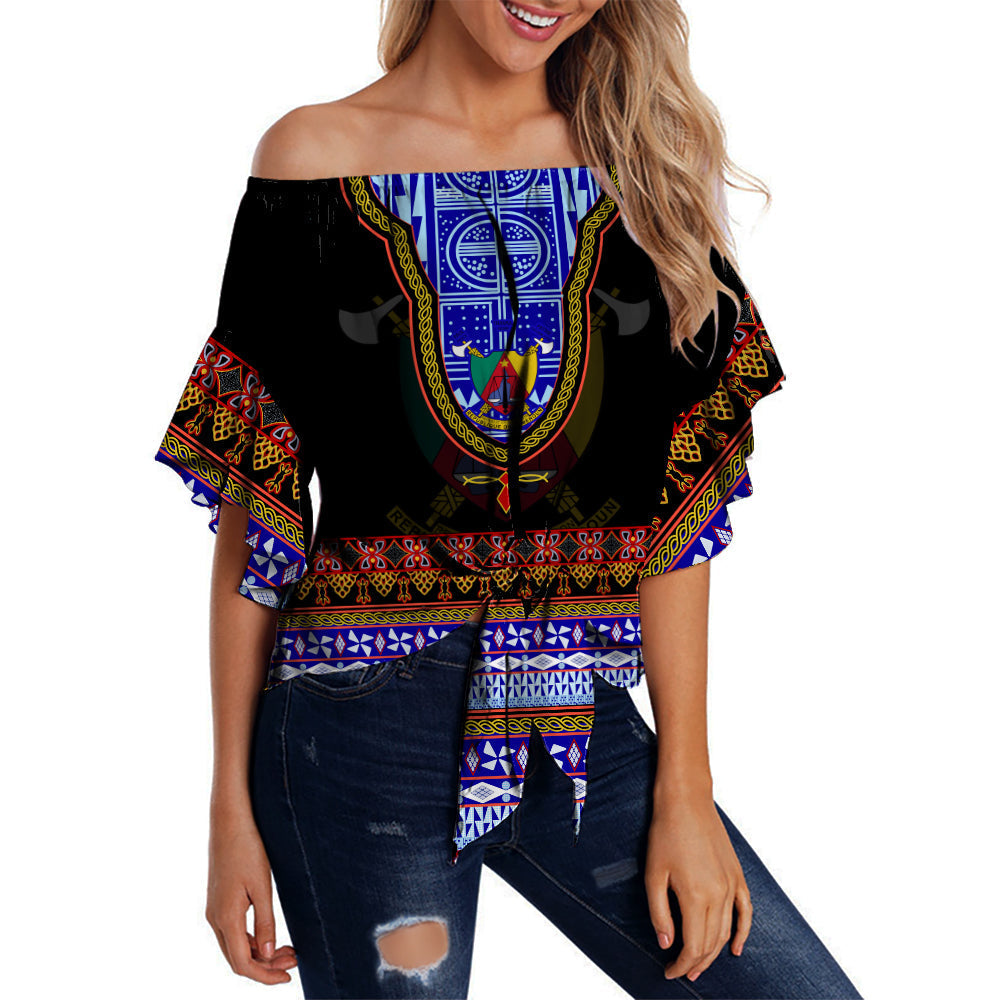 cameroon-off-shoulder-wrap-waist-top-atoghu-pattern-black-style