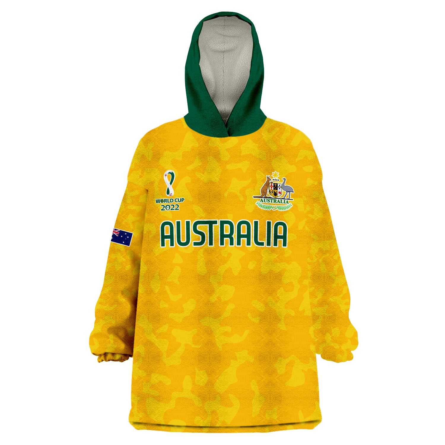 australia-soccer-wearable-blanket-hoodie-world-cup-football-2022-socceroos-with-kangaroos